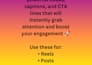 write viral captions and reels scripts for instagram growth